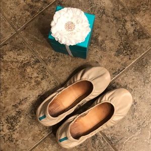 Gently used Tieks in Feather Grey